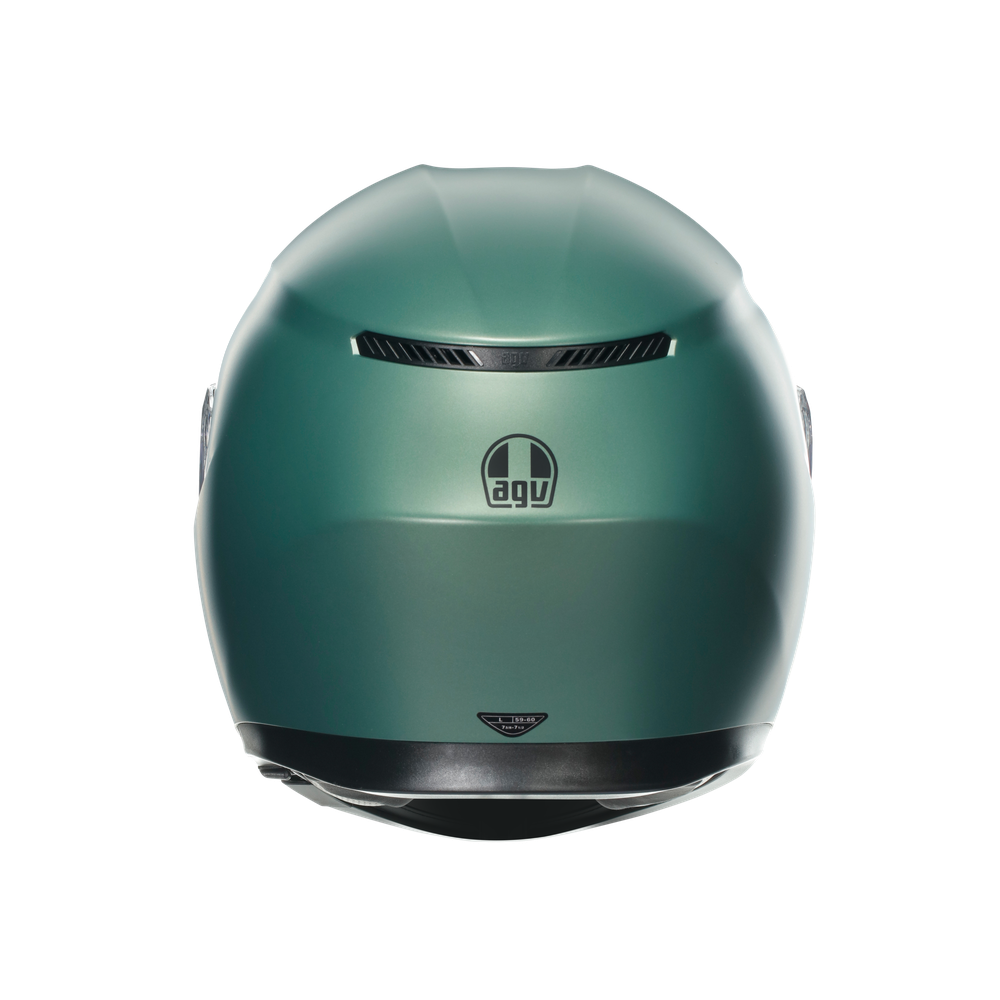 k3-mono-matt-salvia-green-motorbike-full-face-helmet-e2206 image number 4