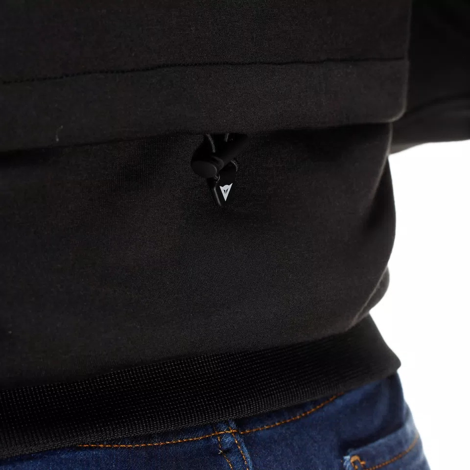 DAEMON-X - FELPA DA MOTO CON PROTEZIONI DONNA - BLACK - 14