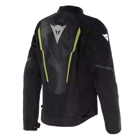 HEROSPHERE AIR TEX - MOTORFIETSJACK HEREN IN STOF - BLACK/WHITE/YELLOW-FLUO - 2