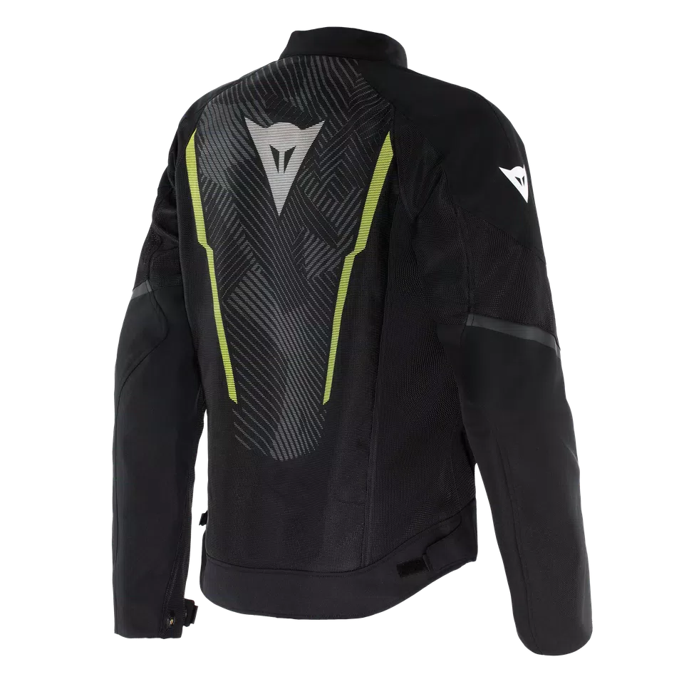 HEROSPHERE AIR TEX - MOTORFIETSJACK HEREN IN STOF - BLACK/WHITE/YELLOW-FLUO - 2