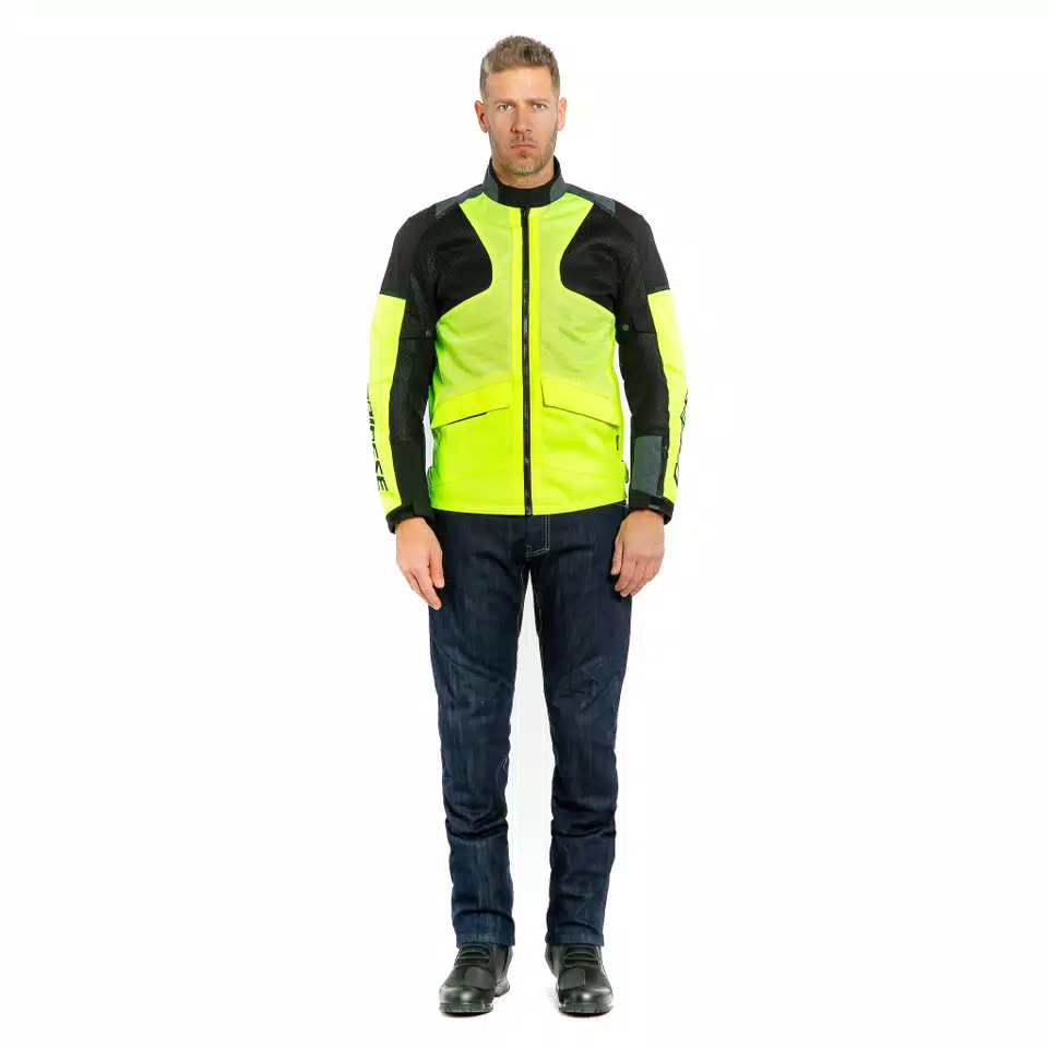 AIR TOURER TEX JACKET - FLUO-YELLOW/EBONY/BLACK - 3