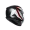 K6 E2205 MULTI - FLASH MATT BLACK/GREY/RED