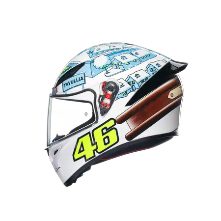 K1 S ROSSI WINTER TEST 2017 - MOTORBIKE FULL FACE HELMET E2206 -  - 5
