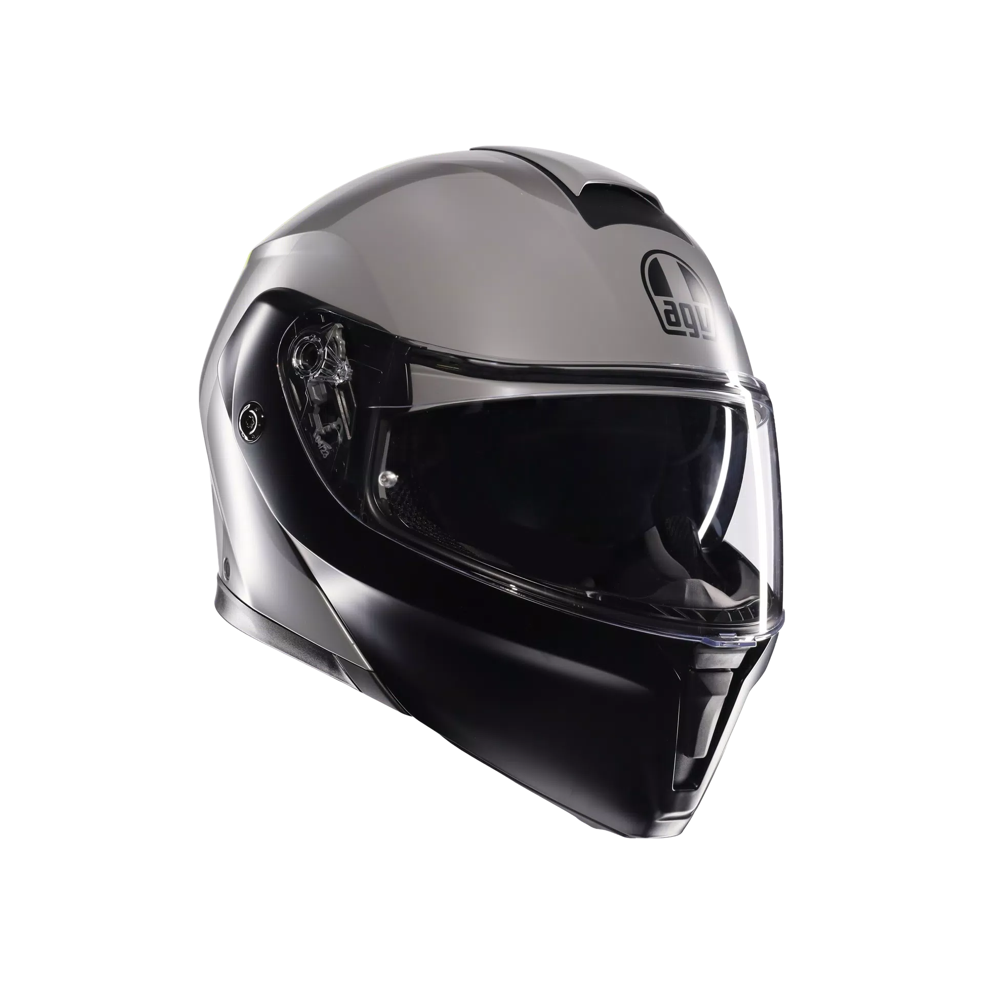STREETMODULAR RESIA MATT GREY/BLACK/YEL FLUO - MOTORRAD MODULARHELM E2206