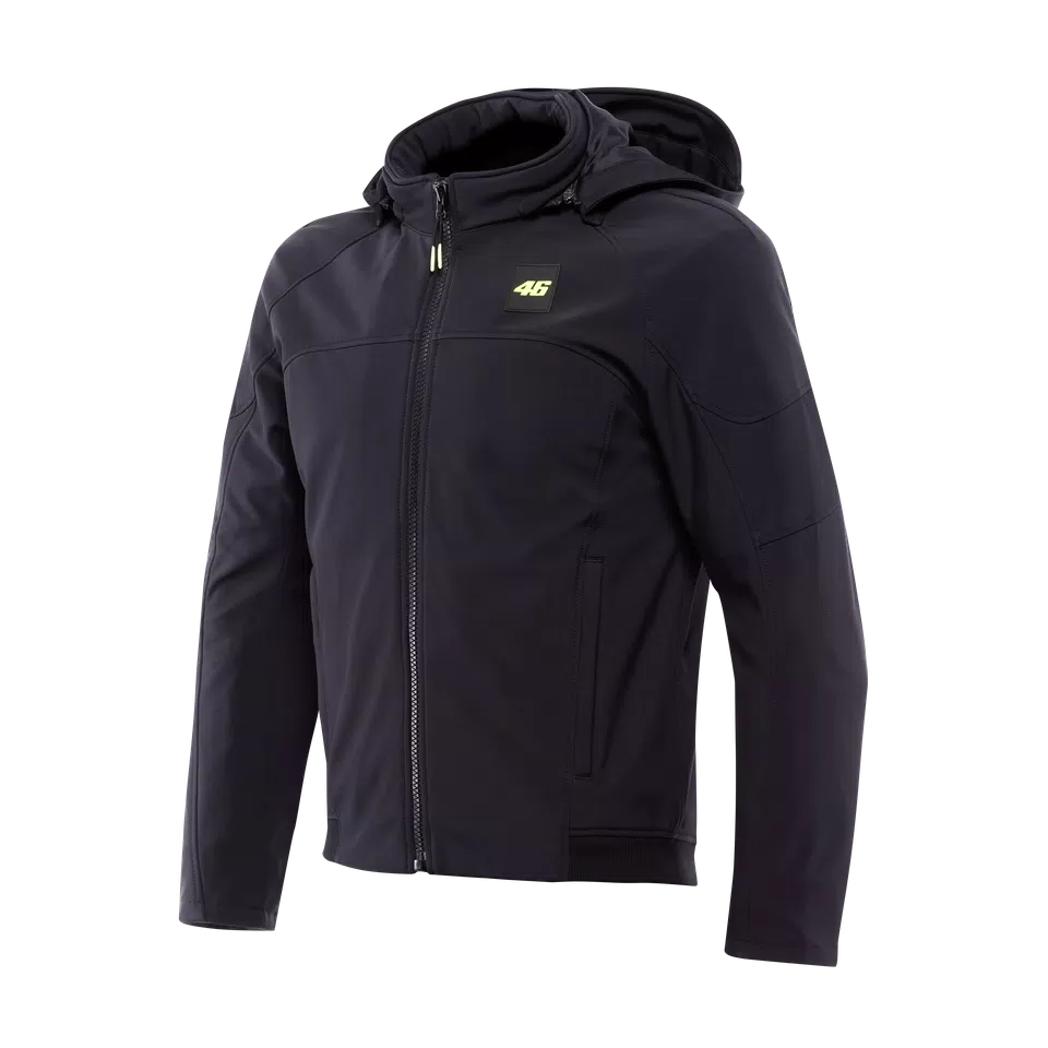 IGNITE 2 TEX VR46 - BLOUSON MOTO EN TEXTILE HOMME - BLACK/YELLOW-FLUO - 1