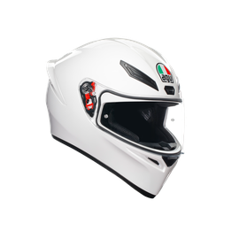 K1 S WHITE - MOTORBIKE FULL FACE HELMET E2206