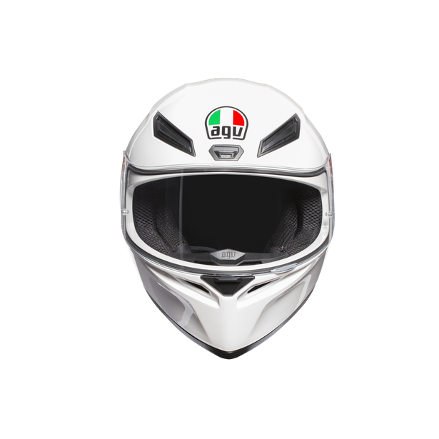 Motorcycle helmet sport: K1 Solid Ece2205 - White - AGV Helmets