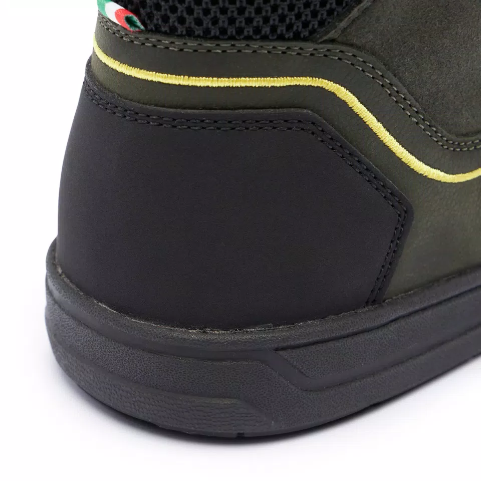 MOOD 2 GORE-TEX® SNEAKER MOTO IMPERMEABILI UOMO - VERDE/NERO/GIALLO -  - 9