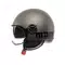 MOMODESIGN FGTR EVO MATT TITANIUM FROST / BLACK - JET HELMET WITH DUAL VISOR E2206