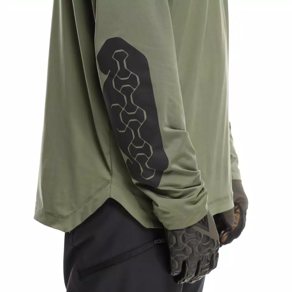 HG ROX JERSEY LS - MEN'S LONG SLEEVE BIKE T-SHIRT - GREEN - 8