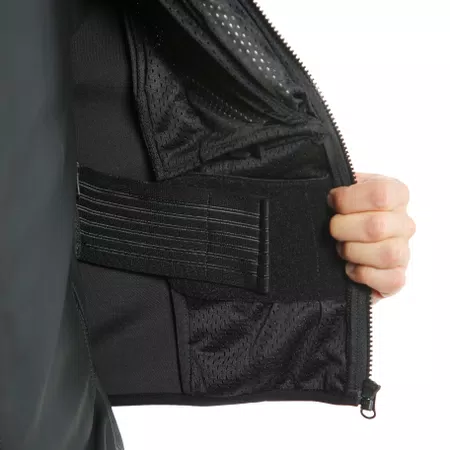 SMART JACKET - MEN'S MOTORCYCLE VEST WITH INTEGRATED AIRBAG - BLACK/BLACK - 5
