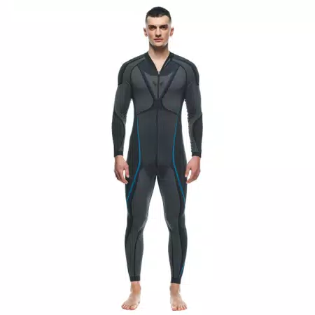 HEREN MOTORFIETS TECHNISCH ONDERPAK - BLACK/BLUE - 3