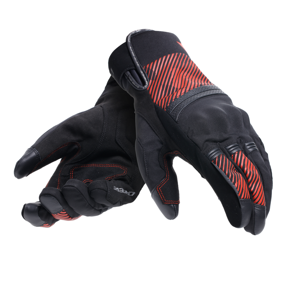fulmine-d-dry-gloves-black-black-red image number 5