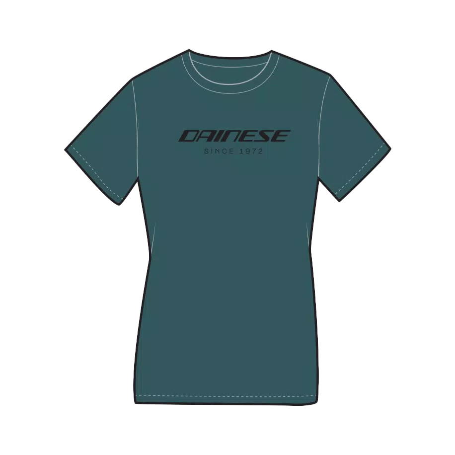 ESSENCE WORDMARK - T-SHIRT GIROCOLLO DONNA - TRANSFORMATIVE TEAL - 1