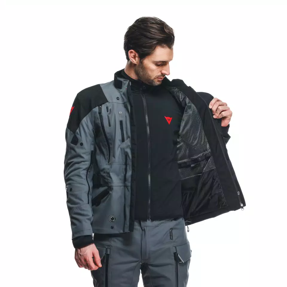 HEKLA ABSOLUTESHELL™ PRO 20K - MEN'S WATERPROOF MOTORCYCLE JACKET - IRON-GATE/BLACK - 16