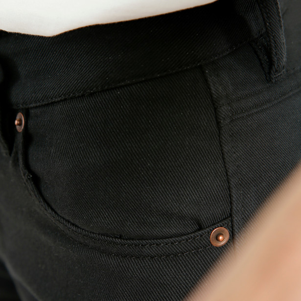 casual-regular-pantaloni-moto-in-tessuto-donna image number 16