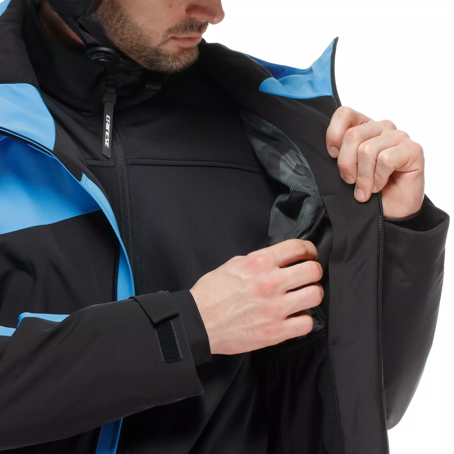 SUNSEA 18AW Gummi Blouson サイズ2 AVERA DERMIZAX EV™ - MEN'S SKI JACKET | BLUE/STRETCH LIMO | Dainese