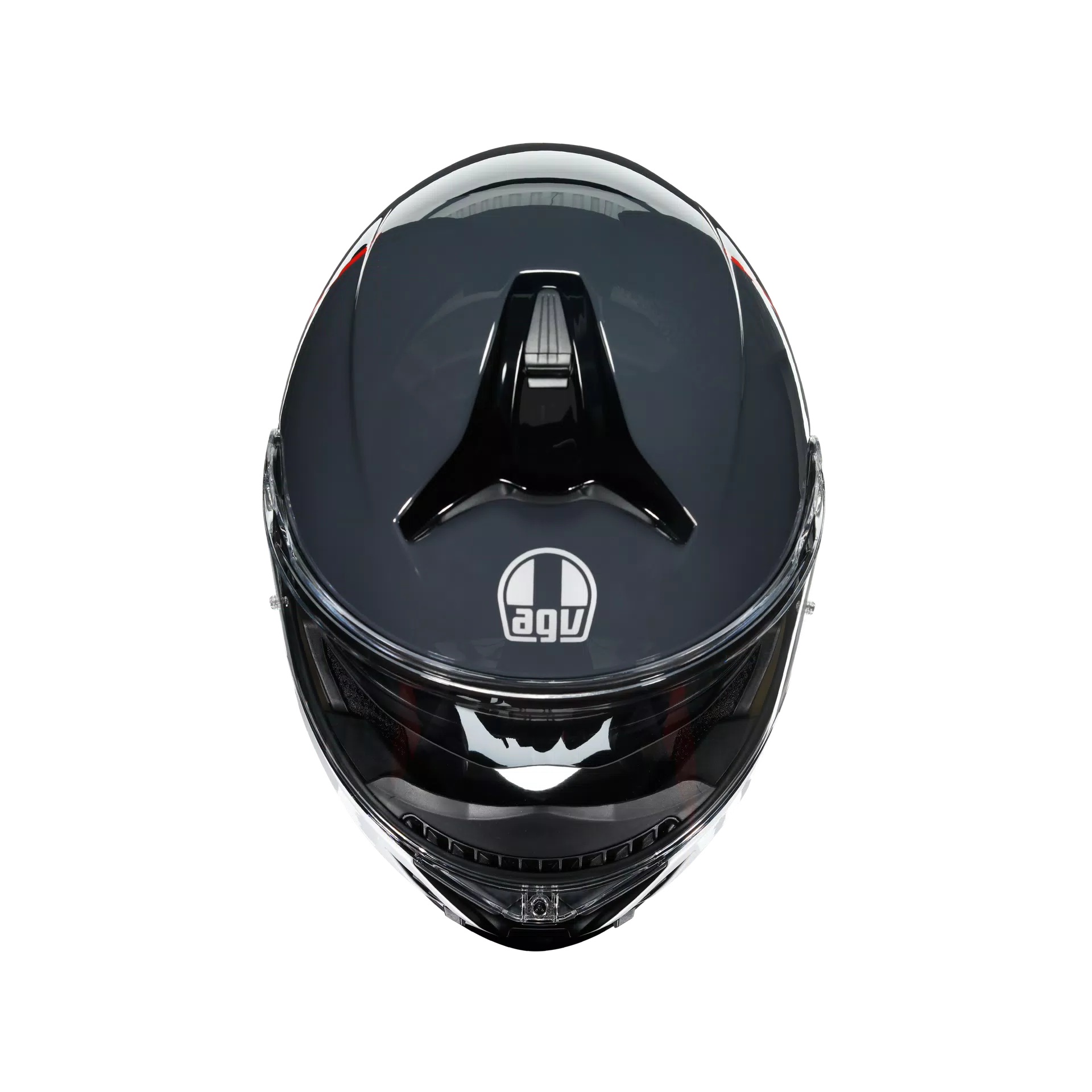 TOURMODULAR BALANCE WHITE/GREY/RED - CASCO MOTO MODULARE E2206