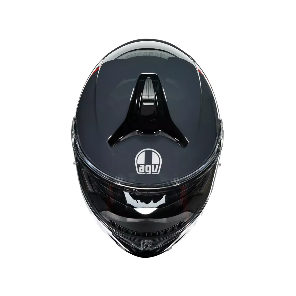 TOURMODULAR BALANCE WHITE/GREY/RED - CASCO MOTO MODULARE E2206 -  - 3