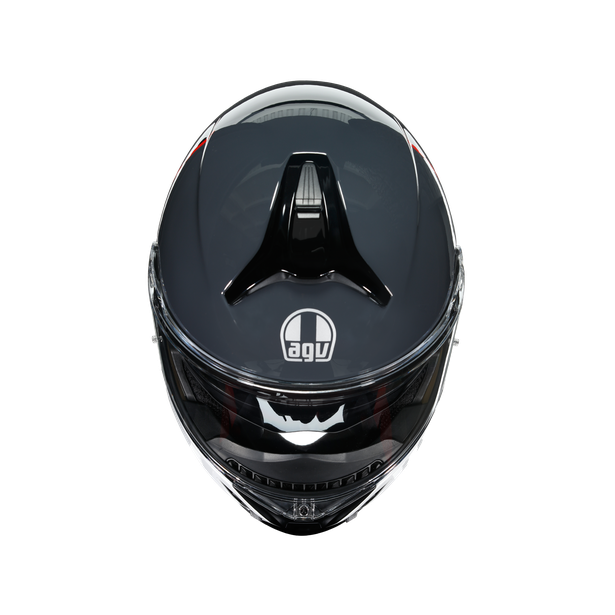tourmodular-balance-white-grey-red-motorbike-flip-up-helmet-e2206 image number 2