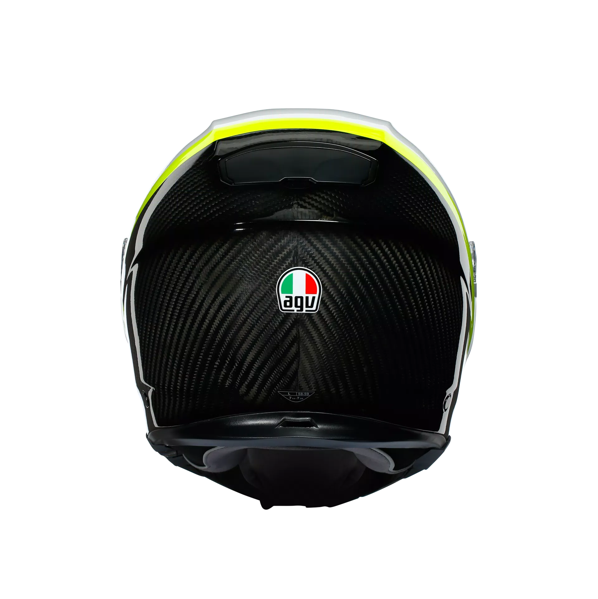 SPORTMODULAR RAY CARBON/WHITE/YELLOW FLUO -CASQUE MOTO MODULAIRE E2205