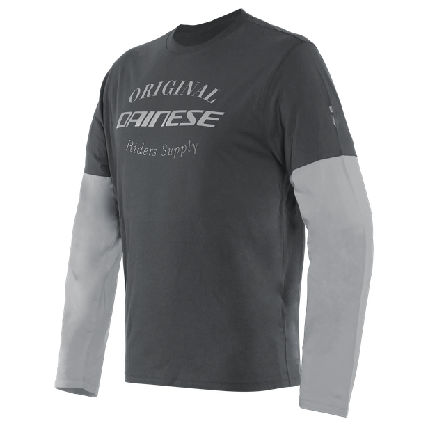 paddock-t-shirt-ls-charcoal-gray-glacier-gray image number 0