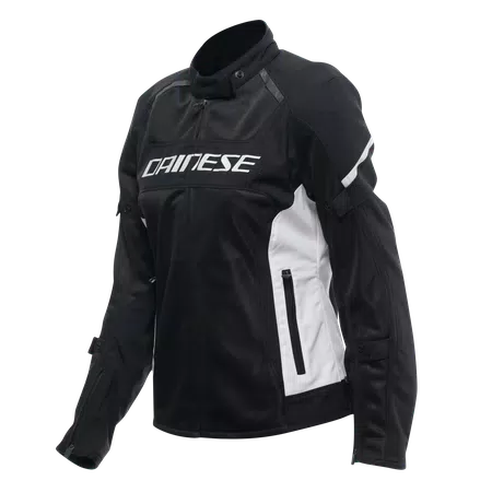 AIR FRAME 3 TEX - WOMEN'S SUMMER MOTORCYCLE JACKET IN FABRIC - BLACK/WHITE/WHITE - 1