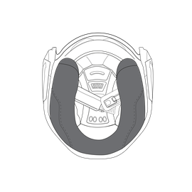 AGV CHEEK PADS K-5 JET (XS) - NEUTRAL