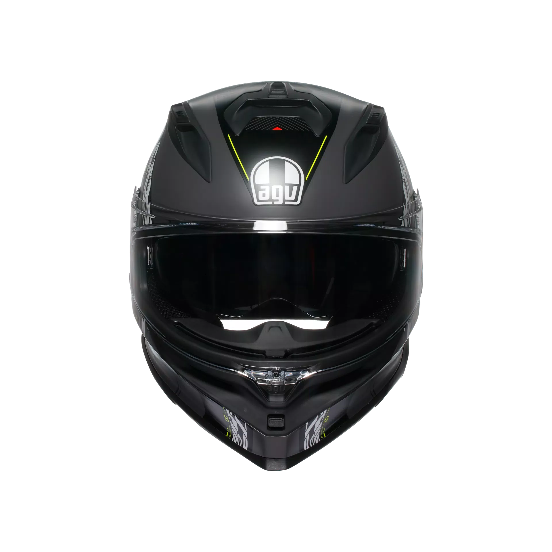 K7 MPLK KYBER MATT GREY/YELLOW FLUO - MOTORBIKE FULL FACE HELMET DOT (E2206)