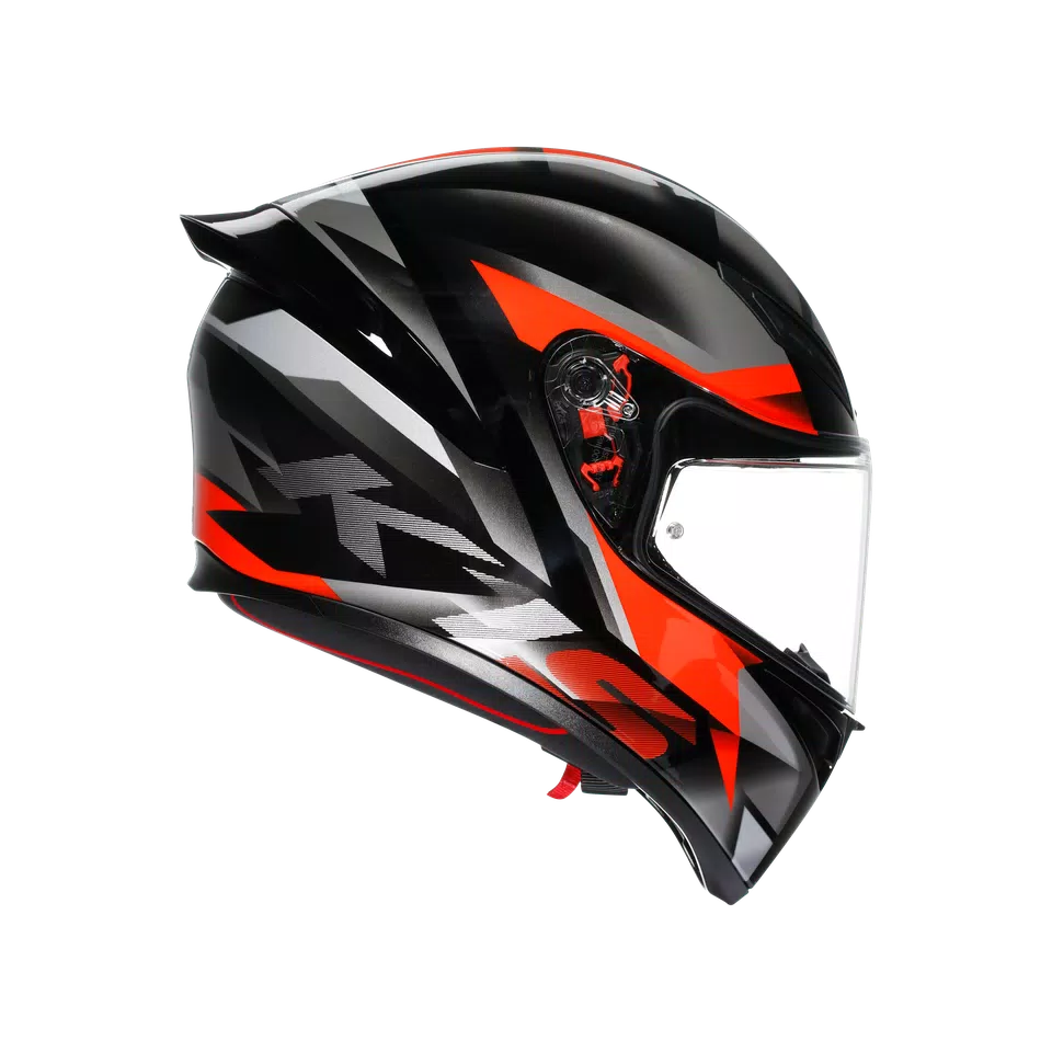 K1 S - FASTLAP BLACK/GREY/RED - CASCO MOTO INTEGRALE E2206 -  - 3