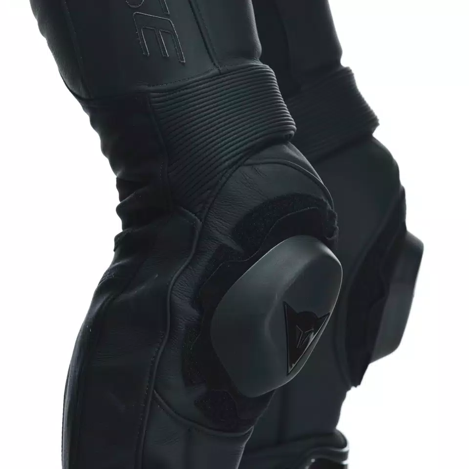 MIRAGE - TUTA MOTO DIVISIBILE CONFORMATA IN PELLE DONNA - BLACK/LAVA-RED/WHITE - 15