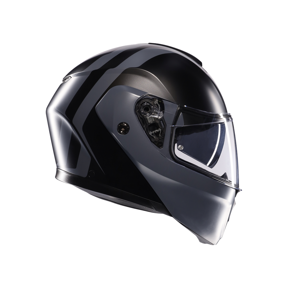 streetmodular-resia-matt-black-grey-casco-moto-modular-e2206 image number 2