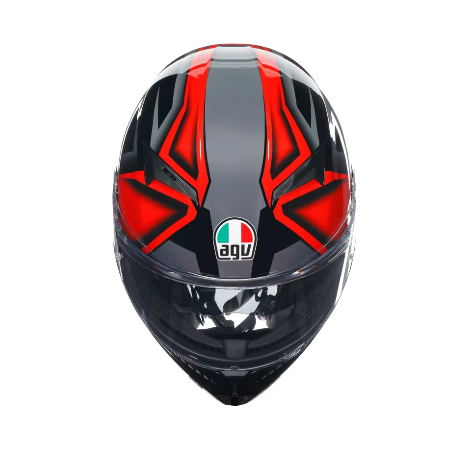 K3 COMPOUND BLACK/RED - CASQUE MOTO INTÉGRAL E2206 -  - 7
