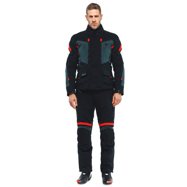 carve-master-3-gore-tex-giacca-moto-impermeabile-uomo-black-ebony-lava-red image number 2