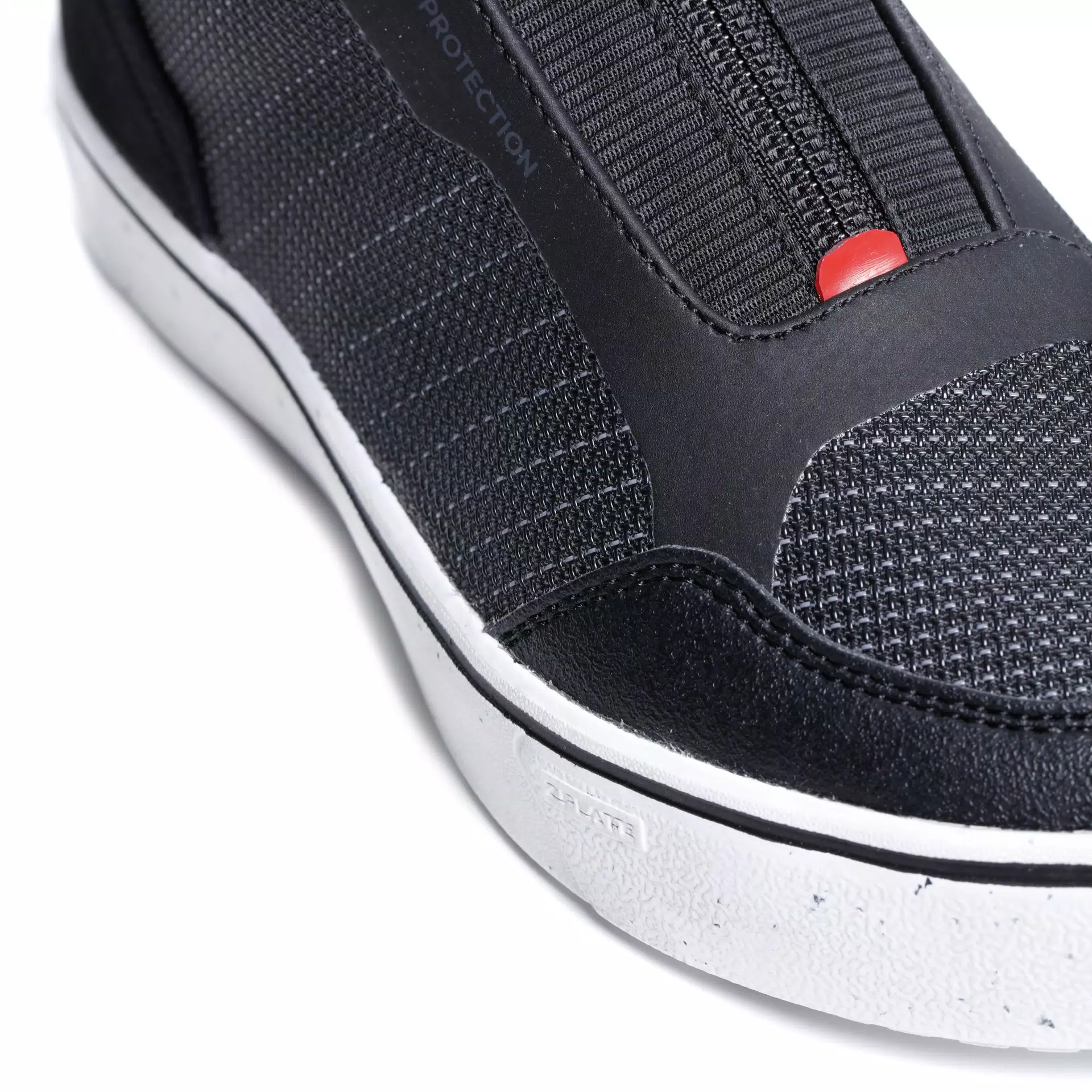 IKASU 2 WP SNEAKER MOTO IMPERMEABILI DONNA - NERO/ROSSO SCURO