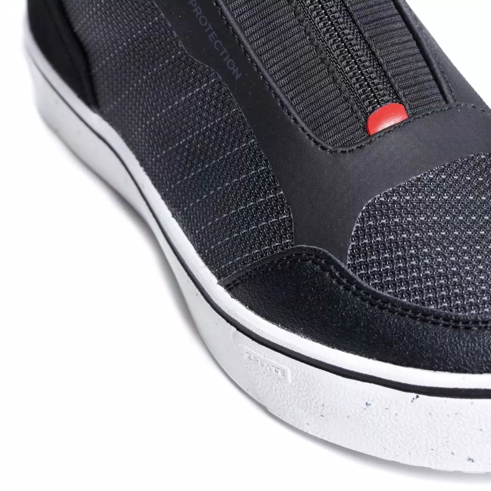 IKASU 2 WP SNEAKER MOTO IMPERMEABILI DONNA - NERO/ROSSO SCURO -  - 5