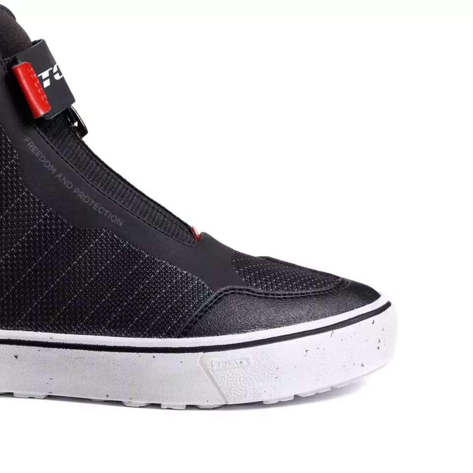 IKASU 2 WP SNEAKER MOTO IMPERMEABILI DONNA - NERO/ROSSO SCURO -  - 8
