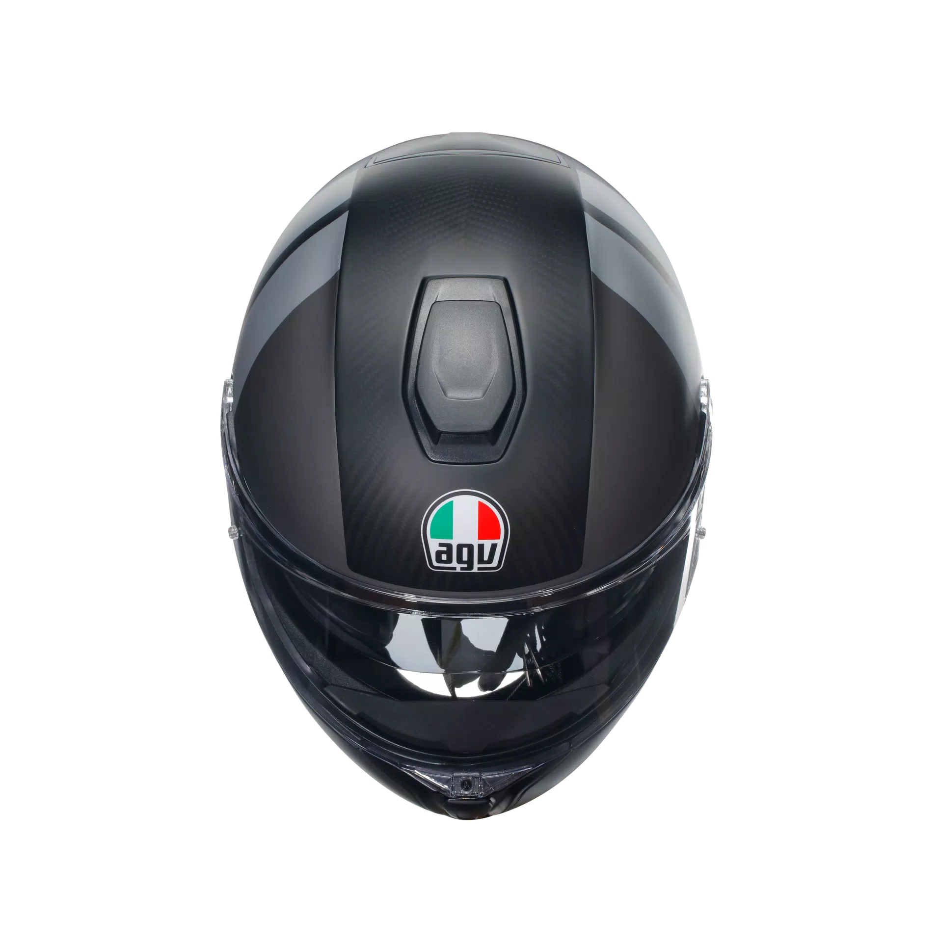 SPORTMODULAR OVERLAY MATT DOUBLE GREY - MOTORBIKE FLIP UP HELMET E2205