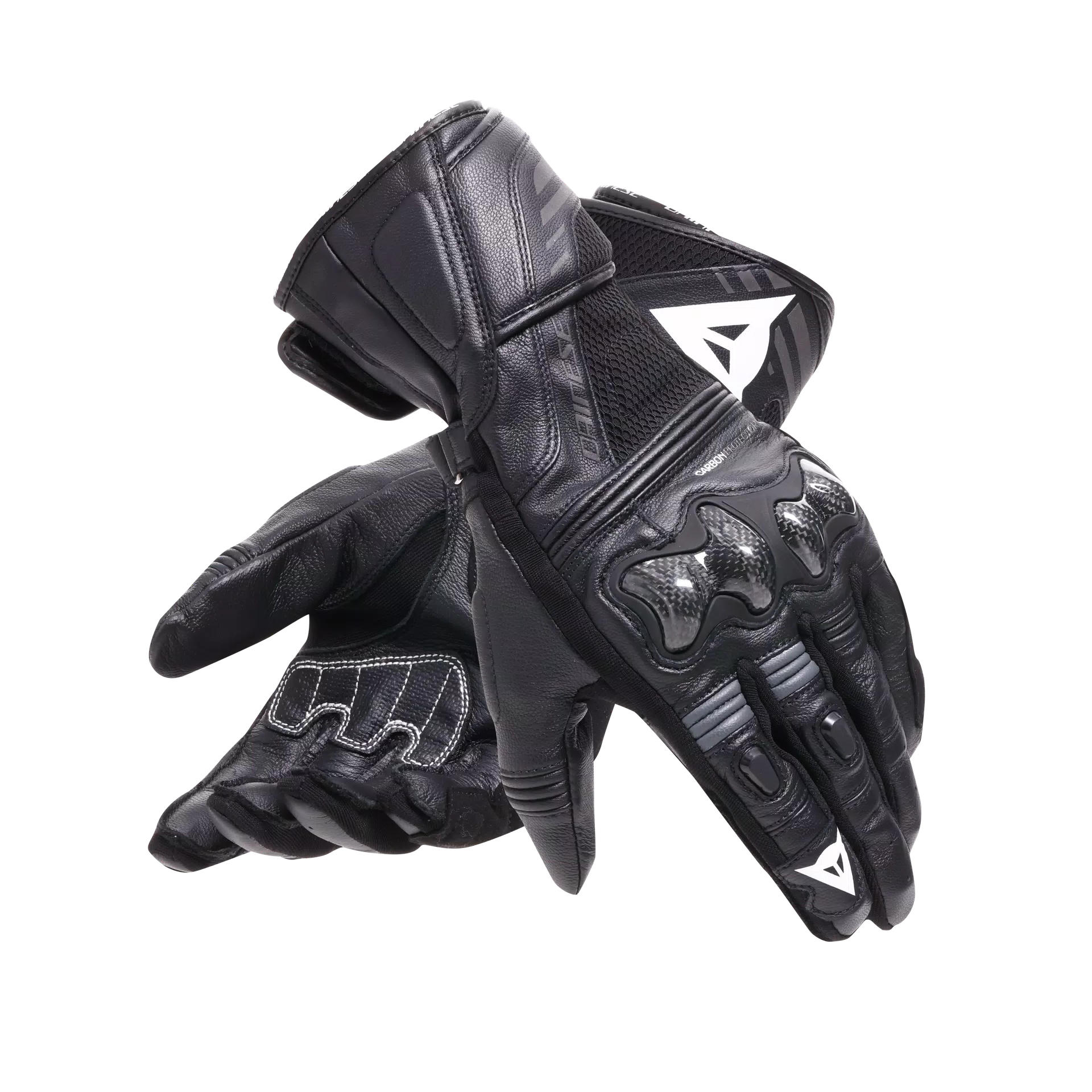 REACTO CARBON LONG - GUANTI MOTO IN PELLE UOMO