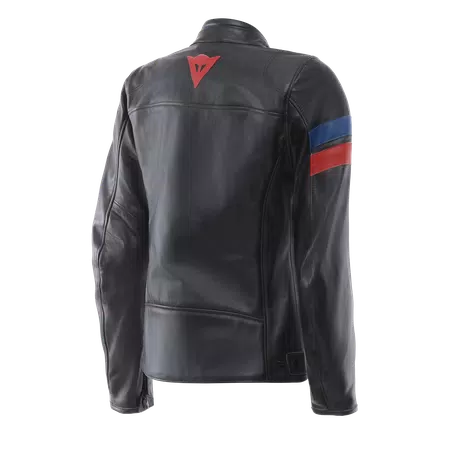 LEGGENDA - LEATHER MOTORCYCLE JACKET WOMEN - BLACK - 2