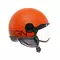 MOMODESIGN FGTR CLASSIC MATT ORANGE / BLACK - JET HELMET WITH VISOR E2206