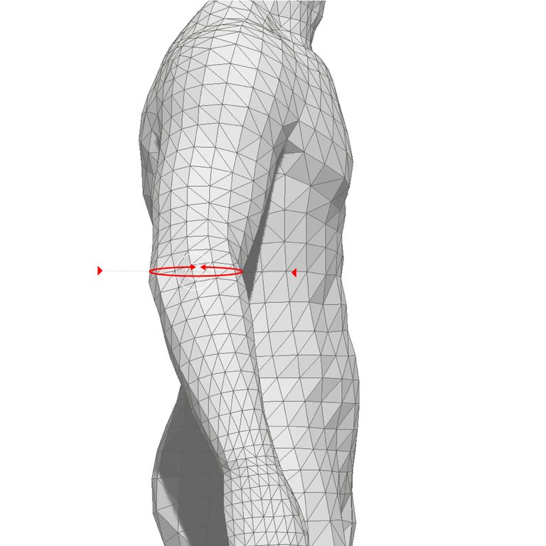 Elbow circumference