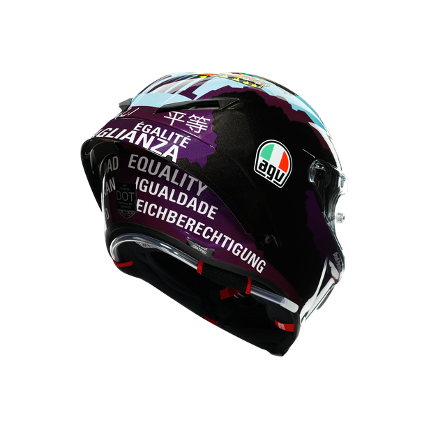 Casco integrale moto Agv K-3 K3 sv pinlock Valentino Rossi Winter Test 2016 