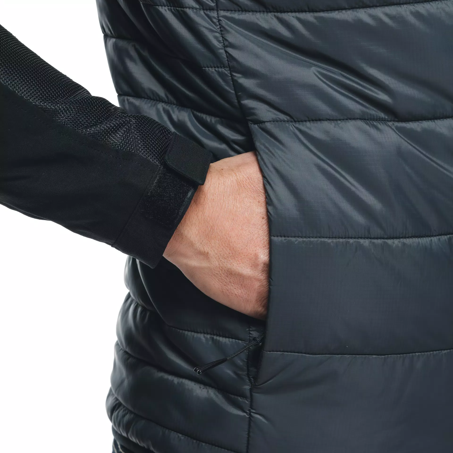 AFTER RIDE - SLEEVELESS WINDPROOF MOTORCYCLE JACKET MEN - MID LAYER WINTER