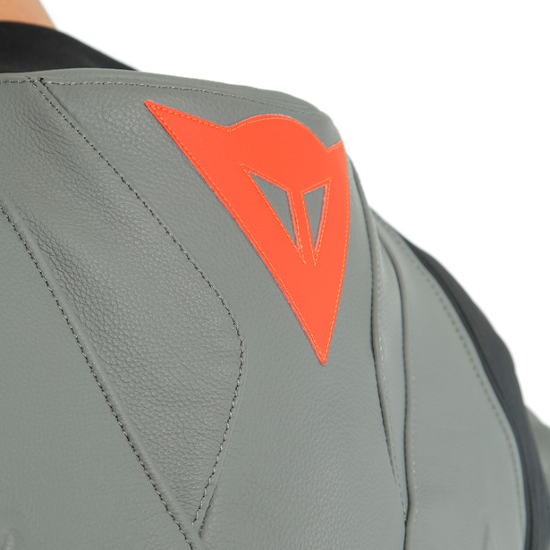 super-race-leather-jacket-charcoal-gray-ch-gray-fluo-red image number 3