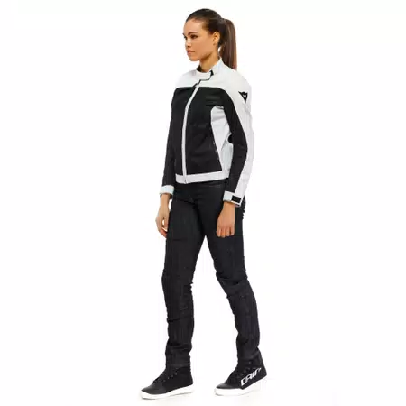SEVILLA AIR TEX - WOMEN'S SUMMER MOTORCYCLE JACKET IN FABRIC - BLACK/GLACIER-GRAY - 4