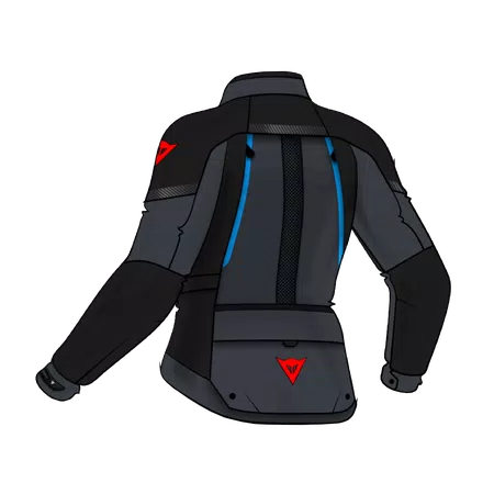 MANGEN ABSØLUTESHELL™ PRO - MEN TOURING MOTORCYCLE JACKET - EBONY/BLACK - 4