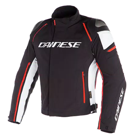 RACING 3 D-DRY® JAS - BLACK/WHITE/FLUO-RED - 1