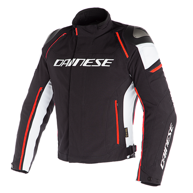 racing-3-d-dry-jacket-black-white-fluo-red image number 0