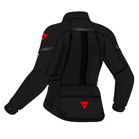 MANGEN ABSØLUTESHELL™ PRO - MEN TOURING MOTORCYCLE JACKET - BLACK/BLACK - 4